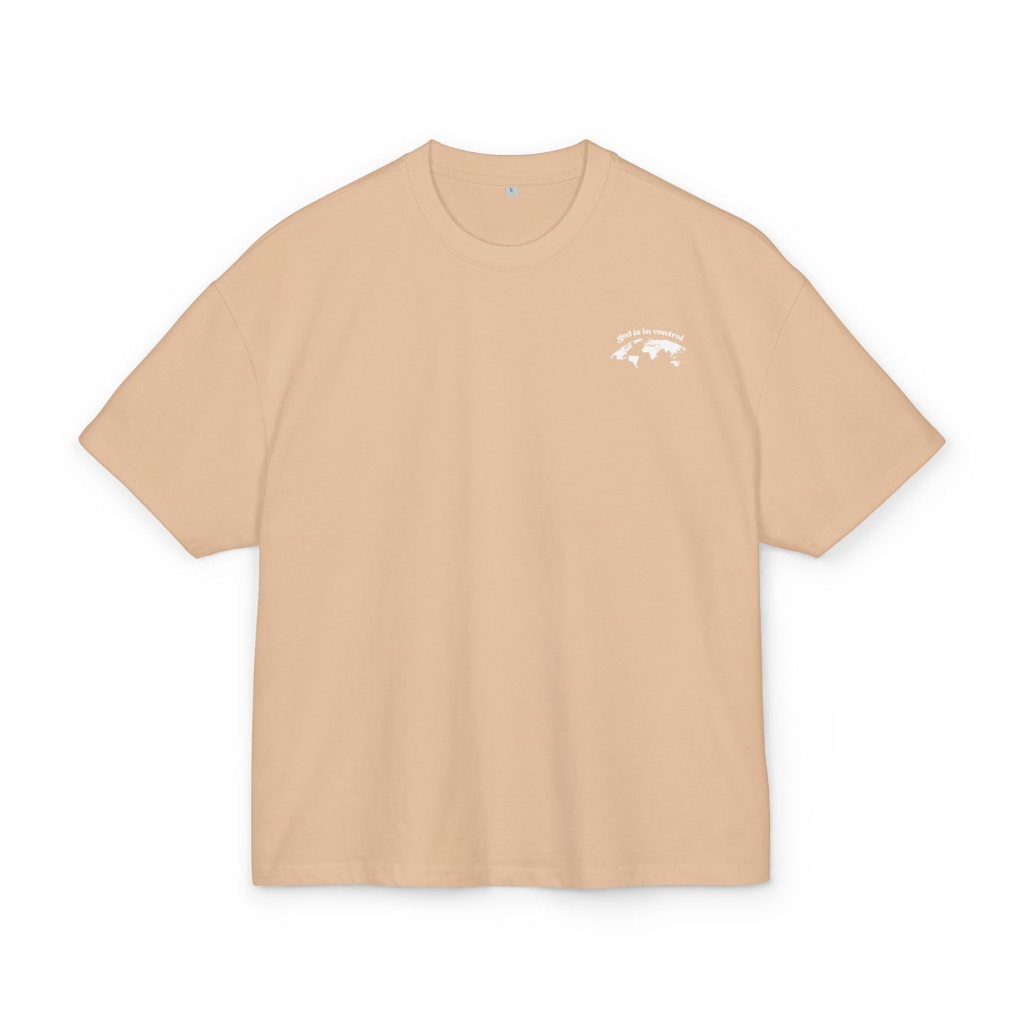 God Is In Control Tee — Religious Inspirational Cotton Box T‑Shirt