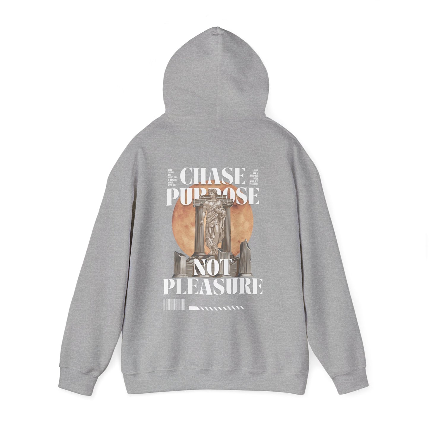 Hooded Sweatshirt - Chase Purpose Not Pleasure