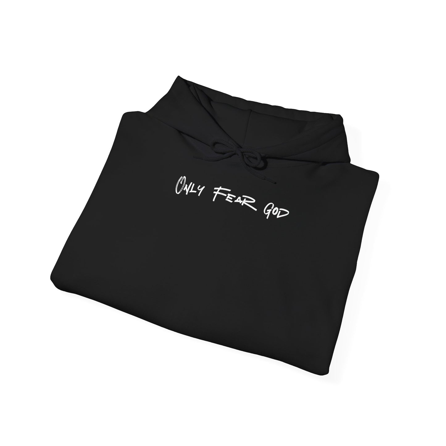 Hooded Sweatshirt with 'Only Fear God' Design