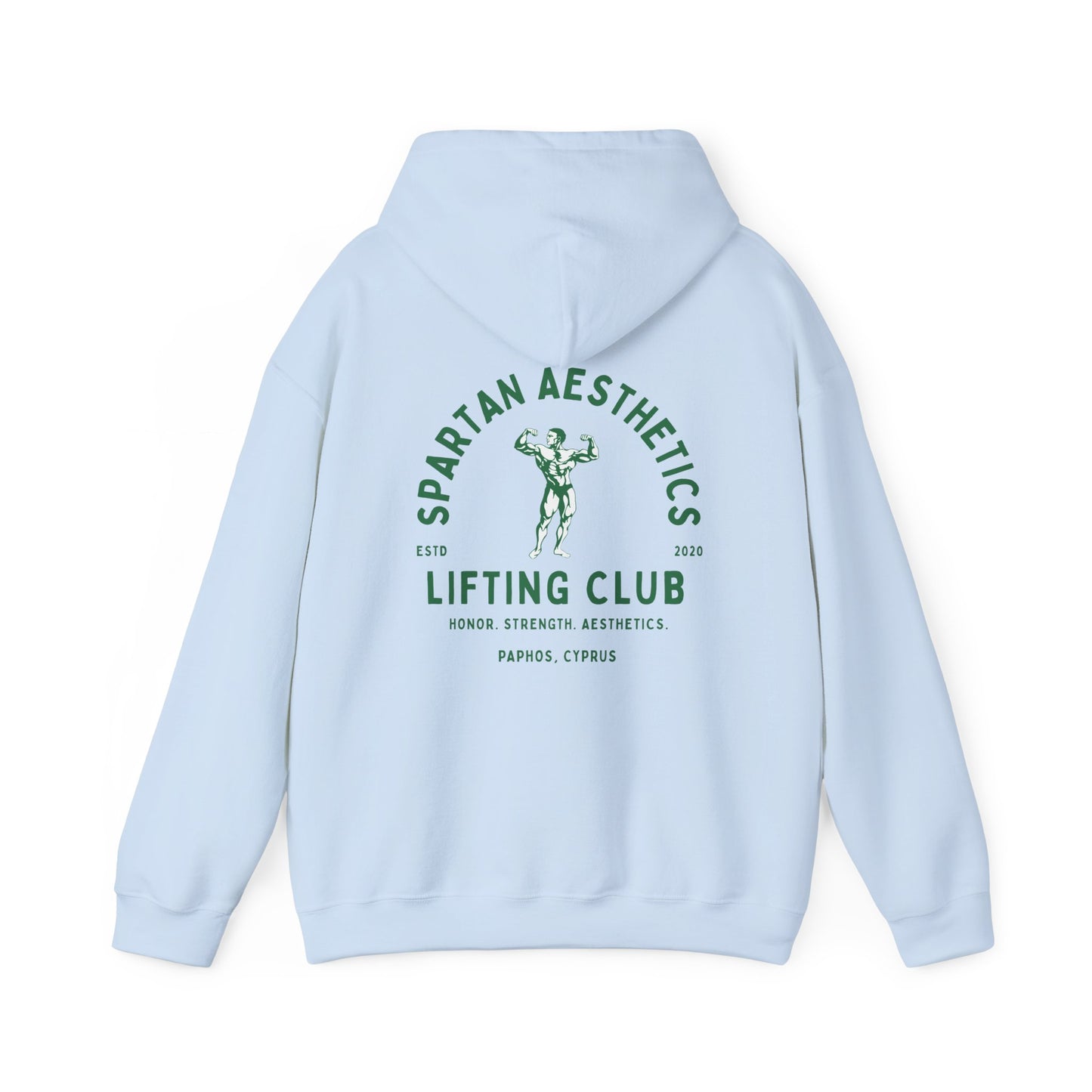 Spartan Aesthetics Lifting Club Hoodie — Bodybuilder Gym Pullover