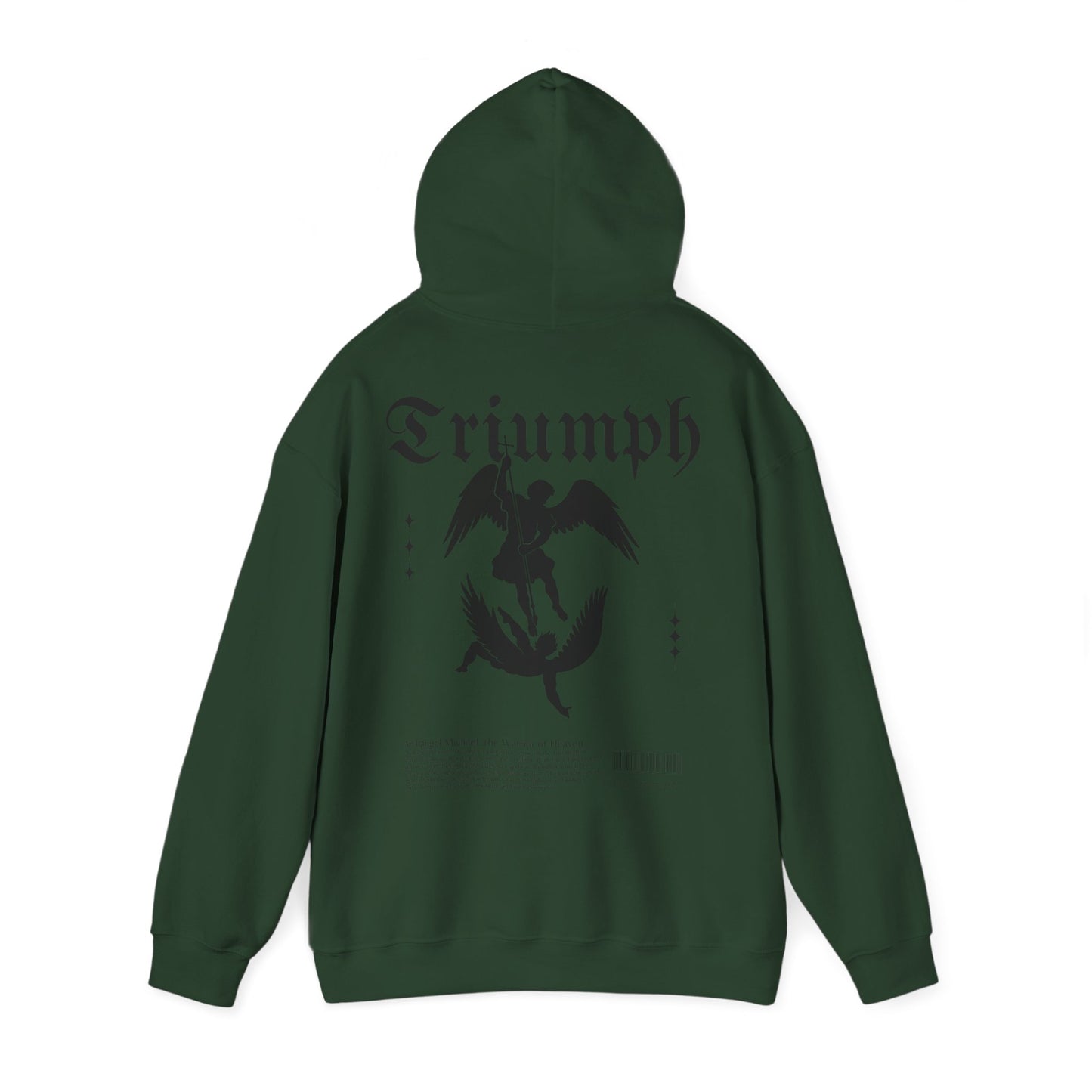 Hooded Sweatshirt Triumph and Archangel Michael Design