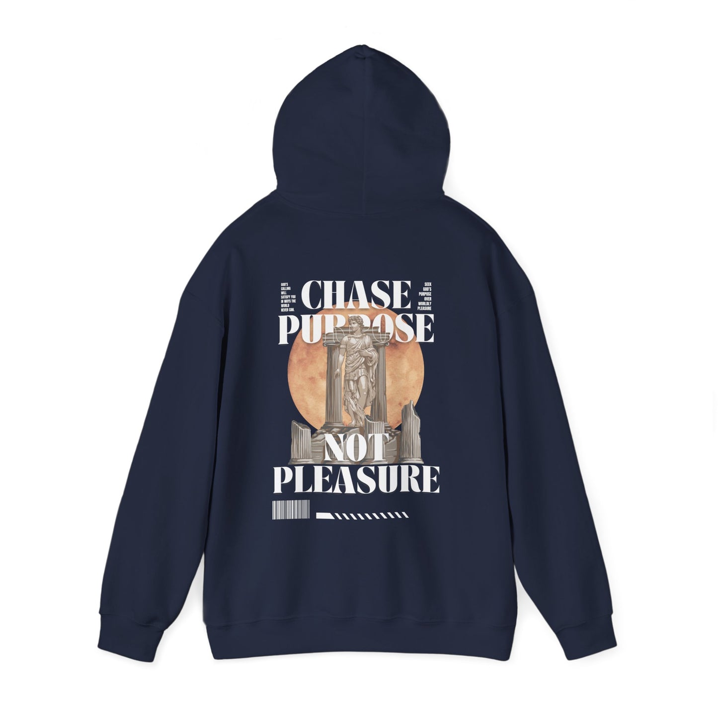 Hooded Sweatshirt - Chase Purpose Not Pleasure