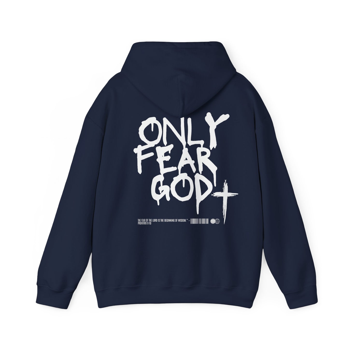 Hooded Sweatshirt with 'Only Fear God' Design