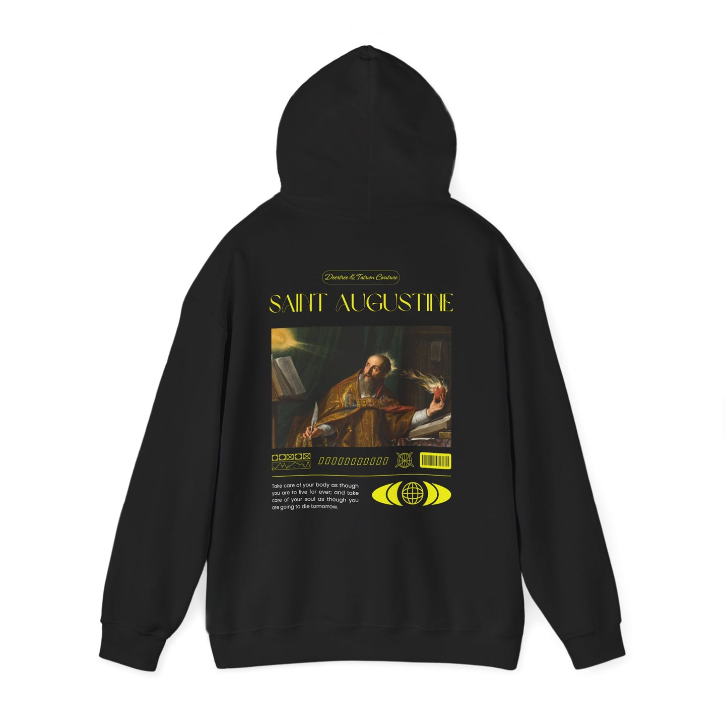 Hooded Sweatshirt with Saint Augustine Design