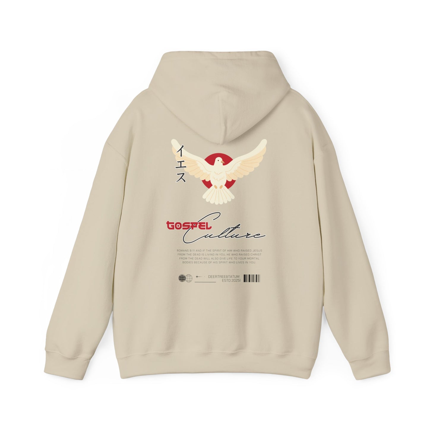 Christian Hoodie — ‘Gospel Culture’ Dove Graphic Pullover