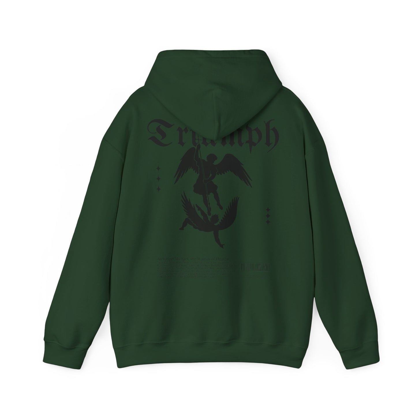Hooded Sweatshirt Triumph and Archangel Michael Design