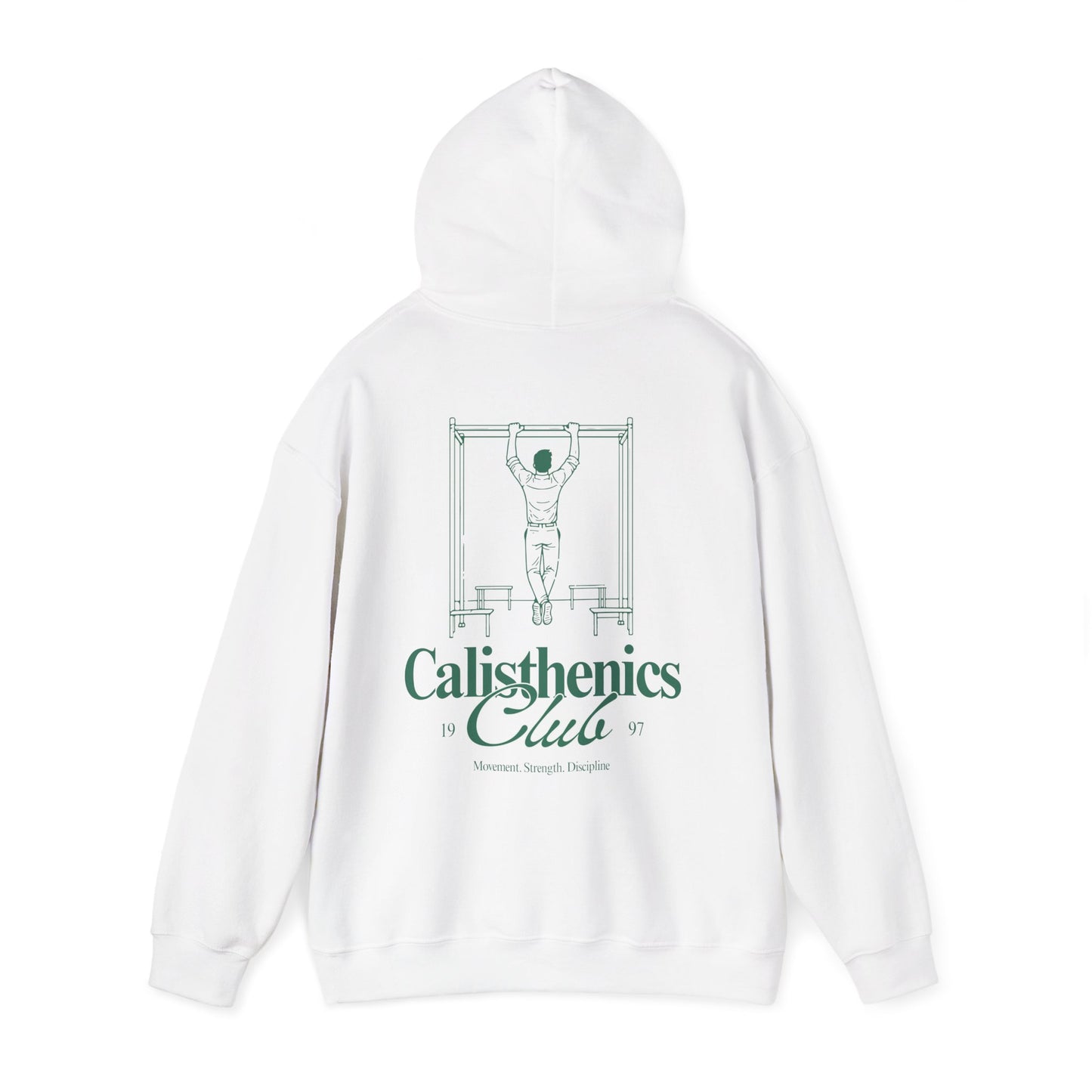 Hooded Sweatshirt with Calisthenics Club Motive