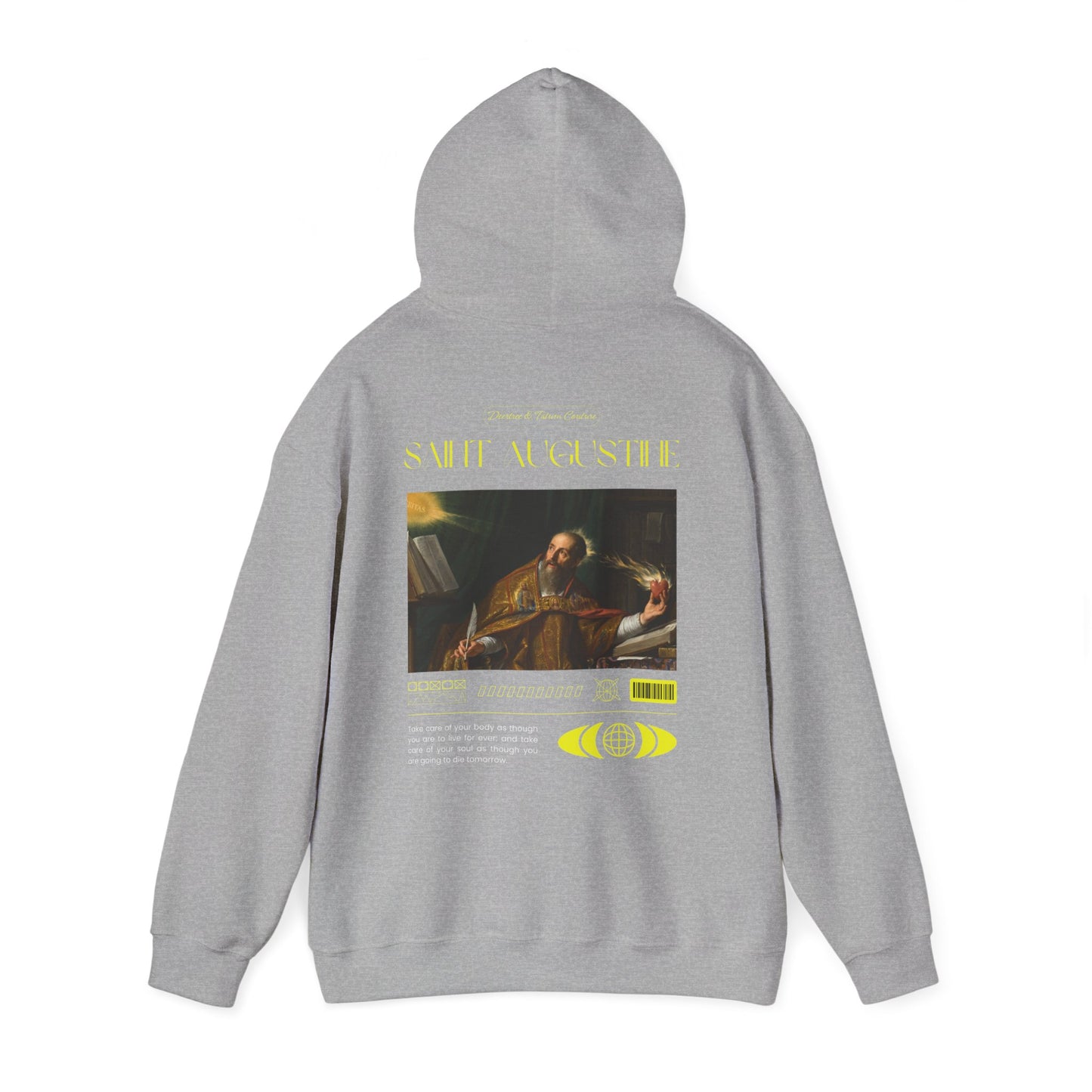 Hooded Sweatshirt with Saint Augustine Design