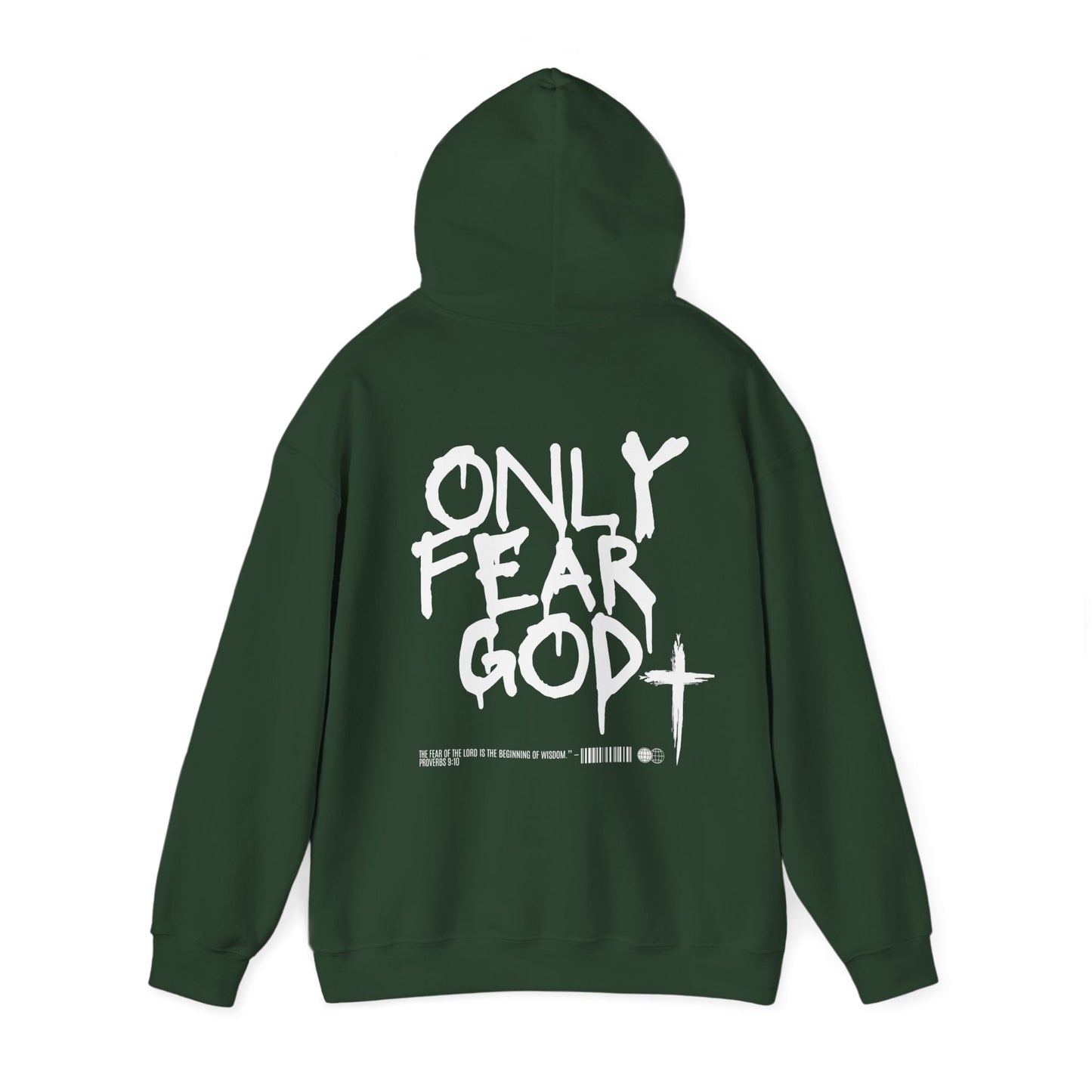 Hooded Sweatshirt with 'Only Fear God' Design