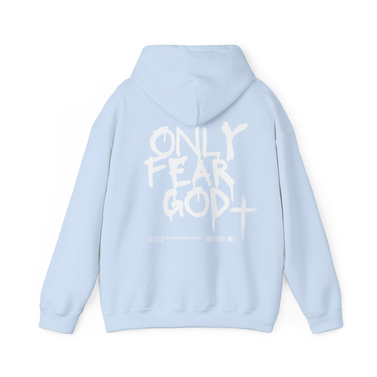 Hooded Sweatshirt with 'Only Fear God' Design