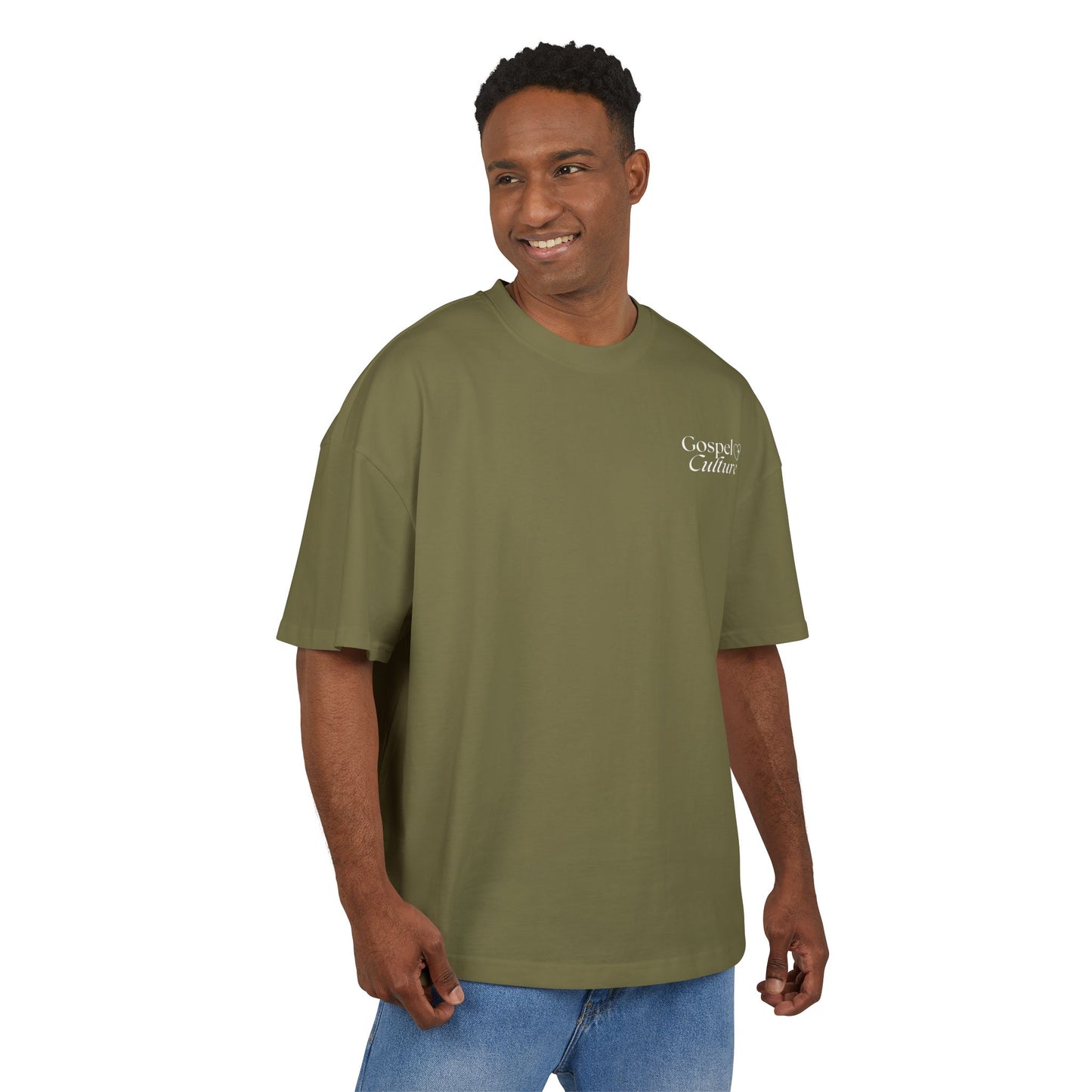 Jesus Wants Your Heart Oversize Tee — Faith-Based Christian T-Shirt