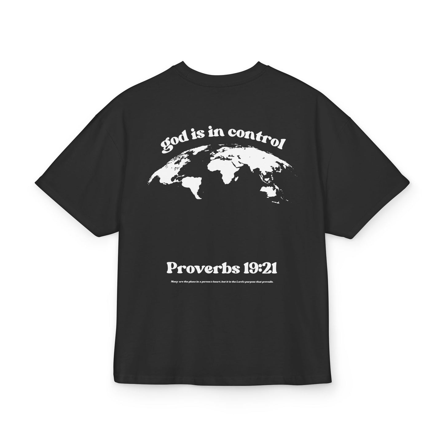 God Is In Control Tee — Religious Inspirational Cotton Box T‑Shirt