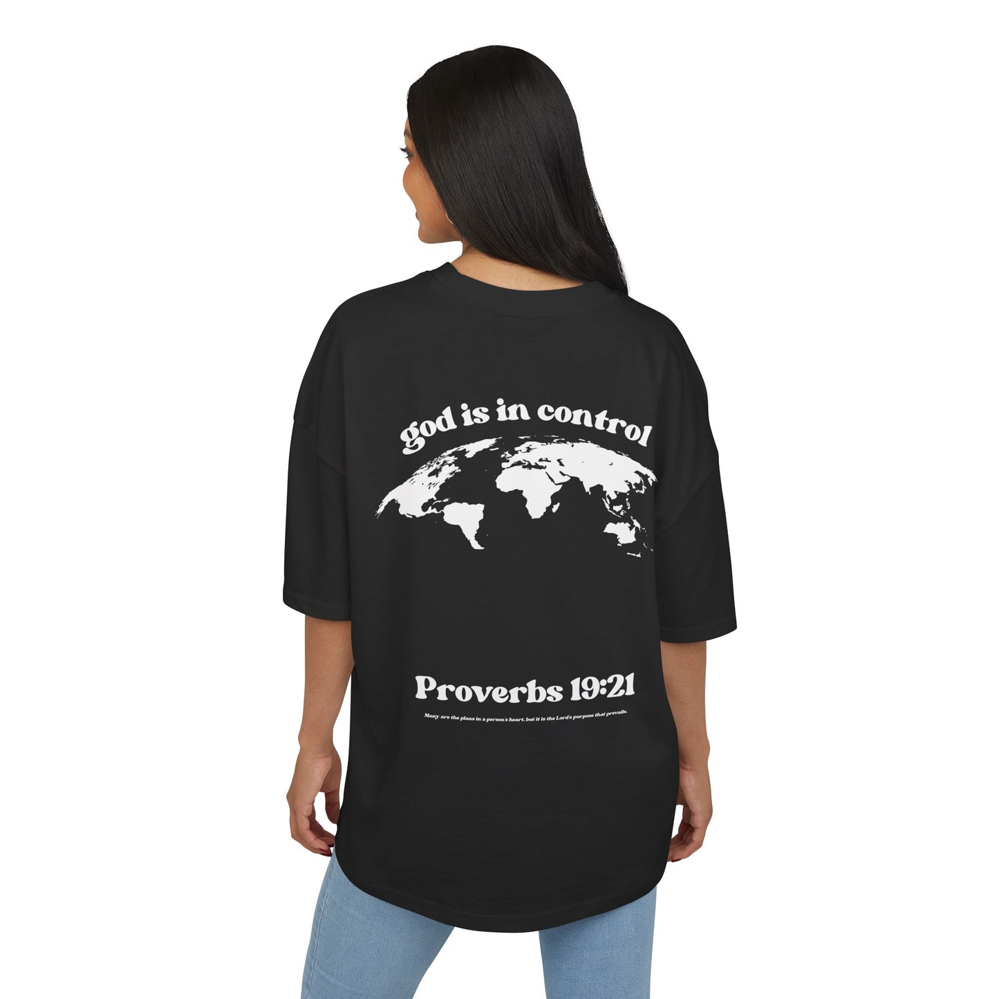 God Is In Control Tee — Religious Inspirational Cotton Box T‑Shirt