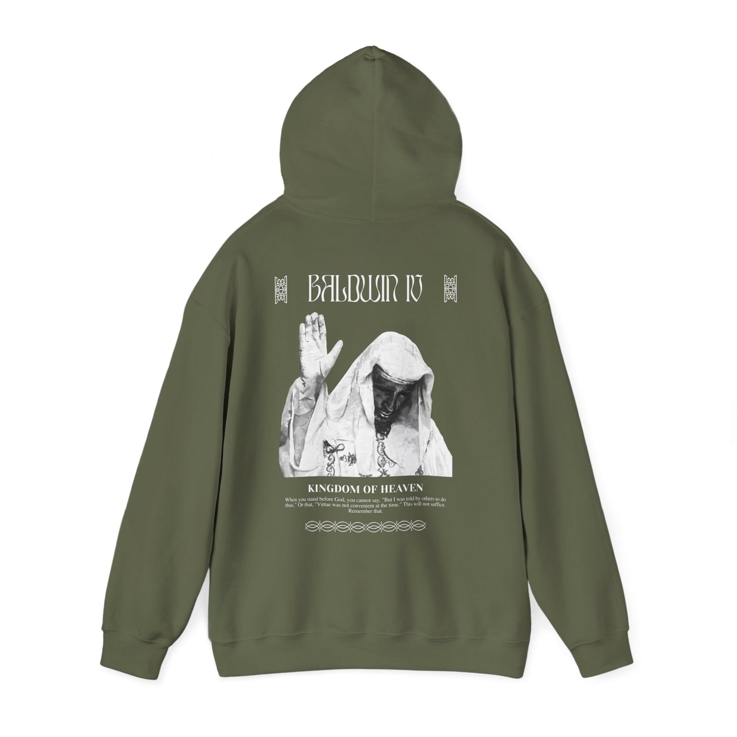 Hooded Sweatshirt Baldwin IV Kingdom of Heaven